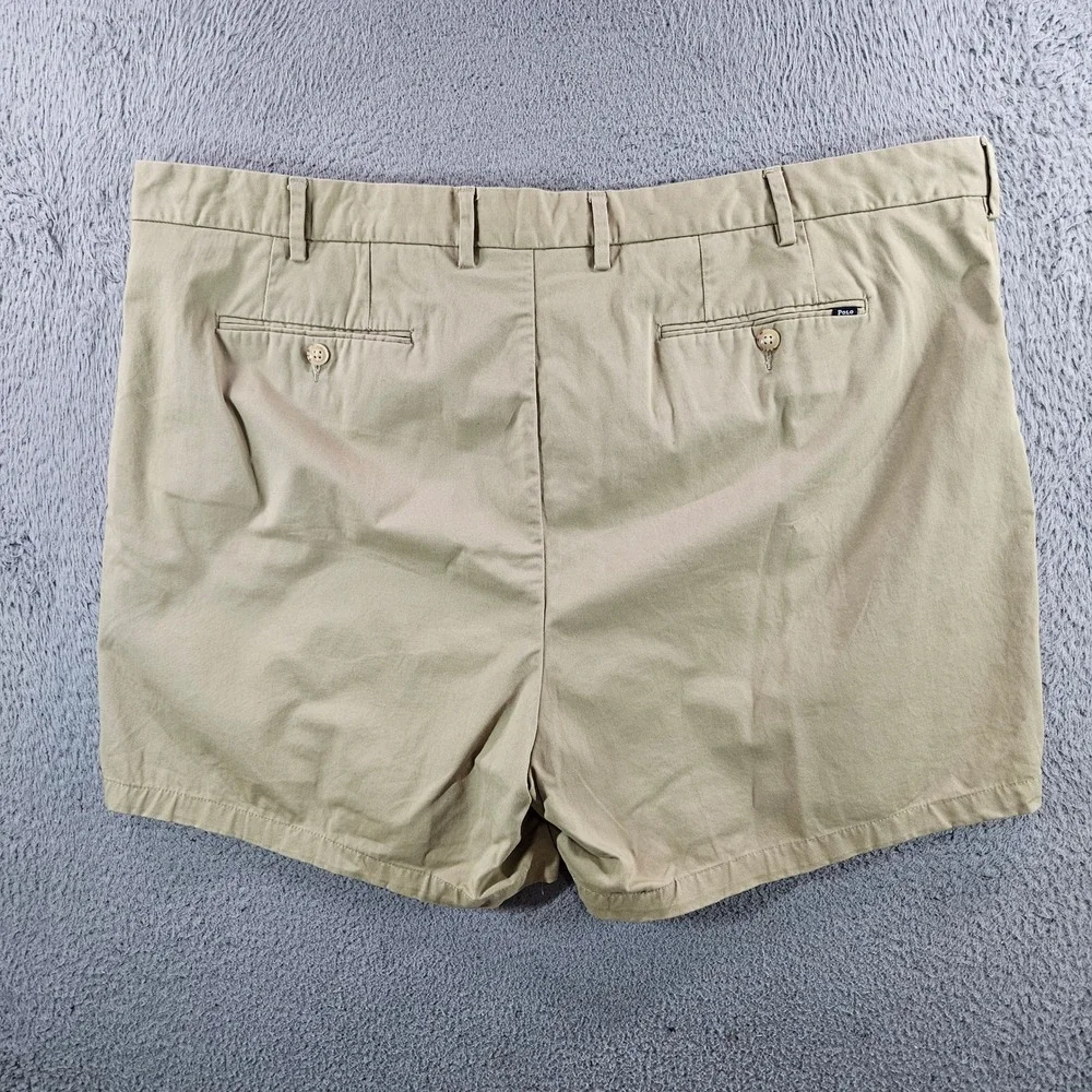 Polo Ralph Lauren Mens Khaki Shorts Stretch Classic Fit Tan Size 46 5 Inseam